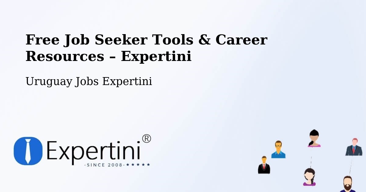 Free Job Seeker Tools & Career Resources – Manga - Manga, Uruguay Jobs Expertini